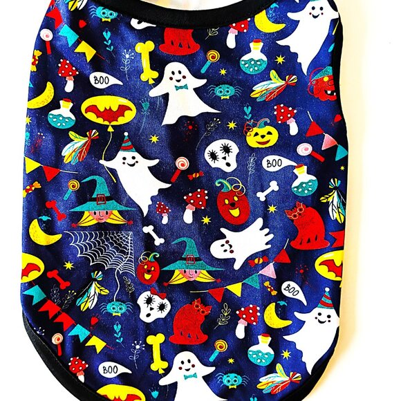 Dog Halloween Shirt, Boo Halloween Dog Outfit Size Small - Picture 5 of 5